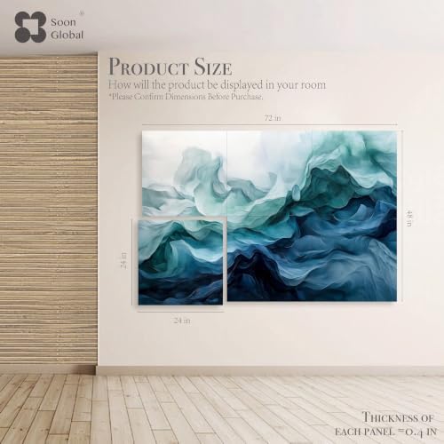 Soon Global Acoustic Wall Panels, Art Acoustic Panels, Aqua Dreams