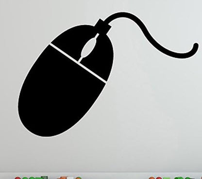 Office Supplies Wall Decals Stickers ID009, Black, 15 Inches