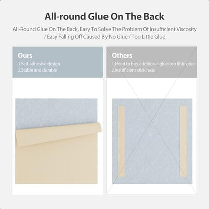 12 Pack Square Acoustic Panels Self Adhesive Sound Proof Foam(Blue Gray)