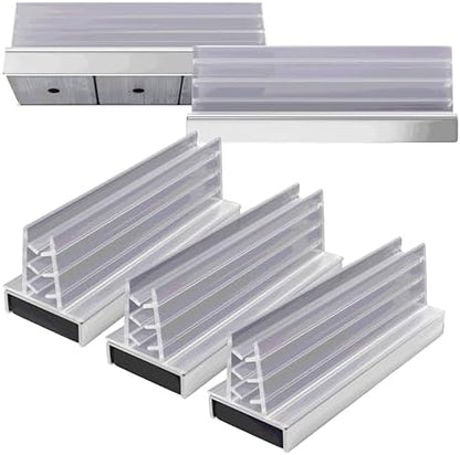 Master Magnetics Magnetic Sign Holder Pack - Magnetic Sign Holders for Door Frames, Metal Shelves, Whiteboards - Powerful Magnet - Retail EZ Grip Holder - 3" L x 1" W x 0.75" H - 5-Pack