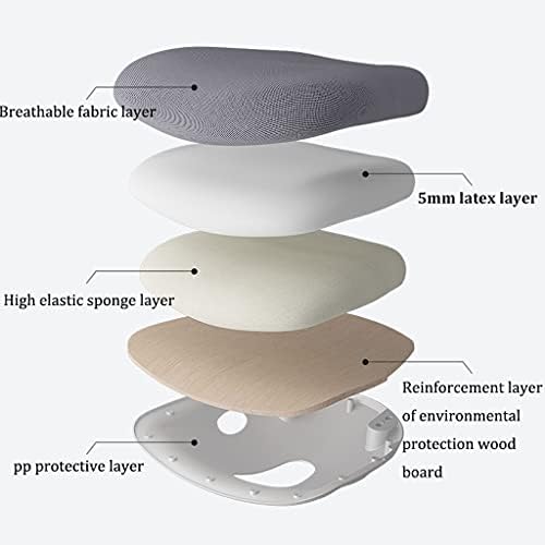 Chair Computer Chair Home Desk Chair Student Learning to Write Backrest Swivel Chair Office Lift Chair Ergonomics Chairs (Color : Gray) (Black)