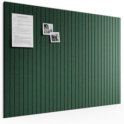 Bumusty 48"x 36" Large Felt Bulletin Board Tiles, Pine Green