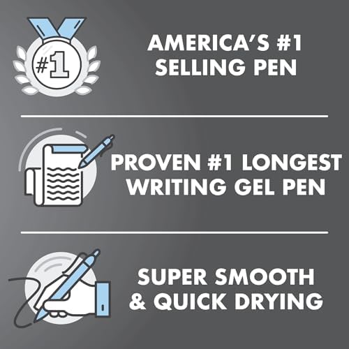 PILOT G2 Premium Gel Pens, Bold Point 1.0mm, Black Ink, 12-Pack