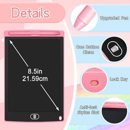 LCD Writing Tablet for Kids Bulk 16 Pack 8.5" Reusable Drawing Pad for Kids Doodle Board for Class Party Favor Return Gifts for Kid Boys Girls Children's Day Toys Bulk (16)