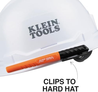 KLEIN TOOLS 80190 Skribes Fine Tip Permanent Markers, Professional-Grade Ink, Multi-Surface Jobsite Marker for Wet, Dry and Oily Surfaces, Black, 36-Pack