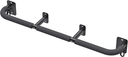 SELEWARE 32"/36" Wall Mount Pull Up Bar Joist Mount Chin Up Bar for Doorway | Heavy Duty Steel Construction Support 450 lb, w/Resistance Band Hooks, Fits 32"/36" Wall Studs for Home Gym Strength Training