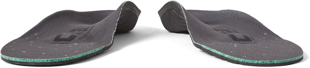 Icebug Comfort Insoles with Dynamic Arch Support, Charcoal Medium Arch, M 8/W 9.5-10