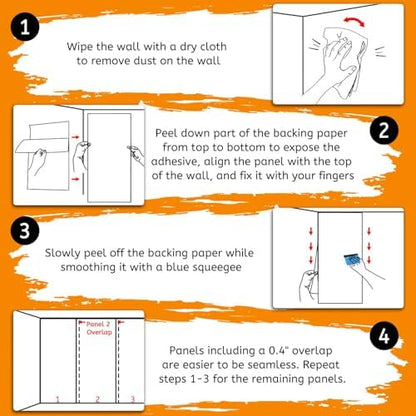 Wall Mural Peel and Stick Empty Office Area Large Wallpaper Self Adhesive Contact Paper Removable 3D Wall Sticker for Living Room Bedroom 69"x96"