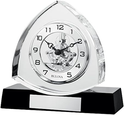 Bulova Trident Clock Clocks B1706 Trident, Clear