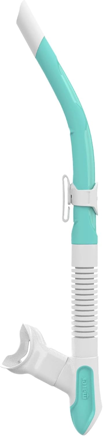 Mares Ergo Flex Snorkel for Scuba Diving, Snorkeling, Freediving with Corrugated Silicone Hose & Mouthpiece
