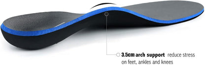 Plantar Fasciitis Feet Insoles Arch Supports Orthotics Inserts Relieve Flat Feet, High Arch (Mens 6-6 1/2 | Womens 8-8 1/2)