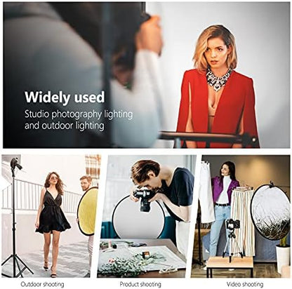 NEEWER 22 Inch/60 Centimeter Light Reflector Light Diffuser 5 in 1