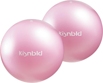 Small Exercise Ball, 9 Inch Mini Pilates Ball, Anti Burst and Slip Resistant Mini Yoga Ball for Stability, Fitness, Physical Therapy, Stretching & Core Strength Workout at Home Gym & Office