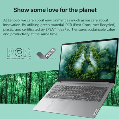 Lenovo IdeaPad Eco-Friendly Slim Laptop, 15.6" FHD Business and Student, Office 365 for The Web, Intel 10-Core i5-1335U(Beat Ryzen 7 7730U), 8GB RAM, 128GB SSD, Wi-Fi 6, Privacy Camera, Win11 Home