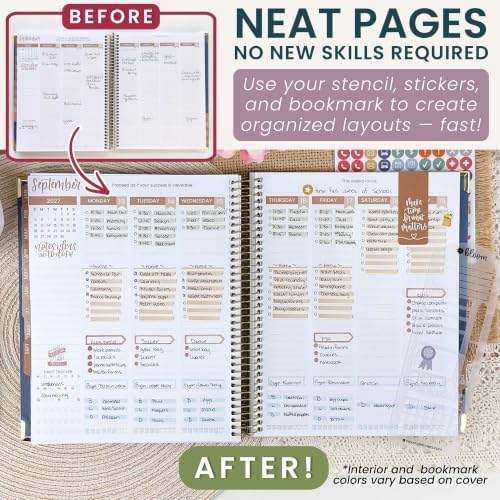 bloom daily planners 2027 Hardcover Goal & Vision Planner (January - December 2027) - Monthly & Weekly Calendar Year Agenda Organizer - 7.5" x 9" - Morning Song