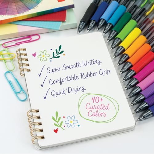 PILOT G2 Premium Refillable & Retractable Rolling Ball Gel Pens, Fine Point, Assorted Color Inks, 20-Pack (31294)