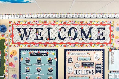 Teacher Created Resources Wildflowers Welcome Bulletin Board (TCR6695)