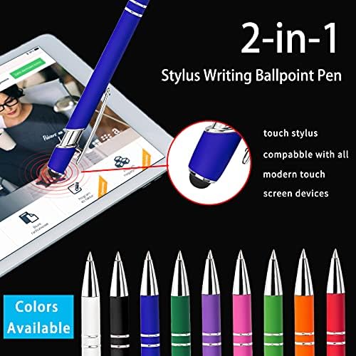 Qingxily Up to 300 Pcs Custom Pens Bulk,Personalized Pens with Free Engraving,Customized Stylus Ballpoint Pens with Your Name,Text,Message for Business,Graduation,Anniversaries-Colorful Pens 300 Pcs