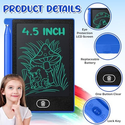Zhehao 32 Pcs LCD Writing Tablet for Kid Mini Doodle Board,Blue