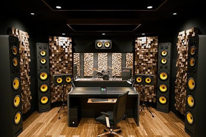 10x8ft Recording Studio Backdrop Professional Sound Mixer Sound Source Equipment Listening Device Operation Desk Background Singer Music Producer Party Decor Photo Booth Studio Props