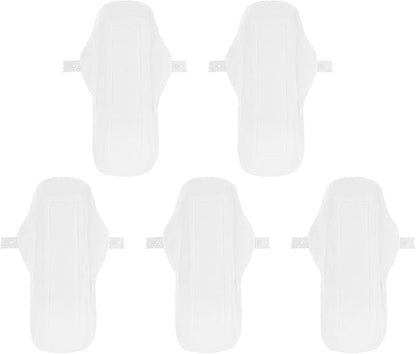 5pcs Menstrual Pads Reusable Washable Washable Cotton Cloth Sanitary Towels Soft Absorbent Liners Women Period Pads for Menstrual Flow Incontinence