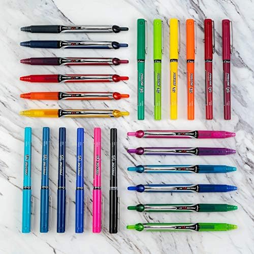 PILOT Precise V5 RT Rolling Ball Pens, 0.5 mm, Pack of 48