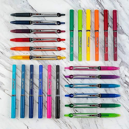PILOT Precise V5 RT Rolling Ball Pens, 0.5 mm, Pack of 48