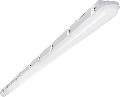JTT 8FT LED Vapor Tight Light 120/100/80W Tunable, 18000lm LED Vapor Proof Lighting Fixture IP66, 5000K/4000K/3000K Outdoor Shop Light Waterproof for Parking Garage Car Wash Warehouse ETL Listed