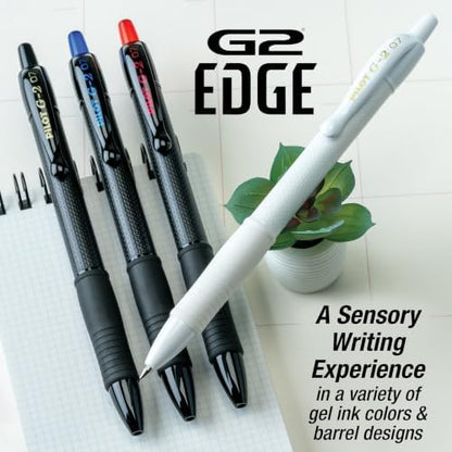 PILOT G2 Edge Black, Blue and Red, 8ct box, Fine Point 0.7 mm