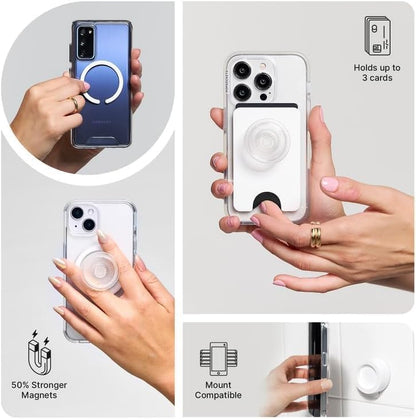 PopSockets iPhone 14 Plus Phone Case with MagSafe- Sunset Mariposa