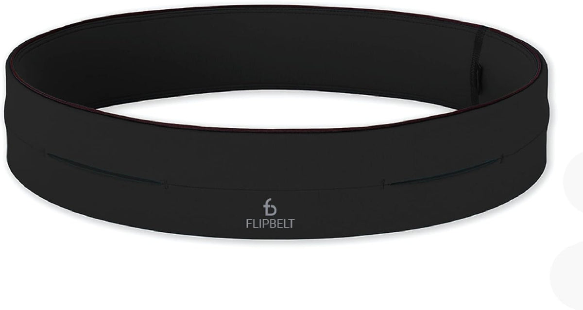FlipBelt Classic Running Belt, Running Fanny Pack for Women and Men, USA Company