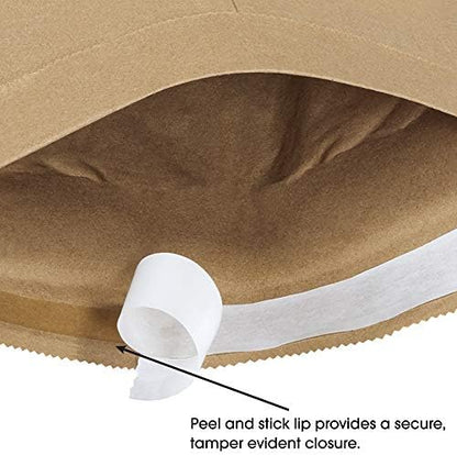 Top Pack Supply Self-Seal Padded Mailers, #7, 14 1/4" x 20", Kraft (Pack of 50)