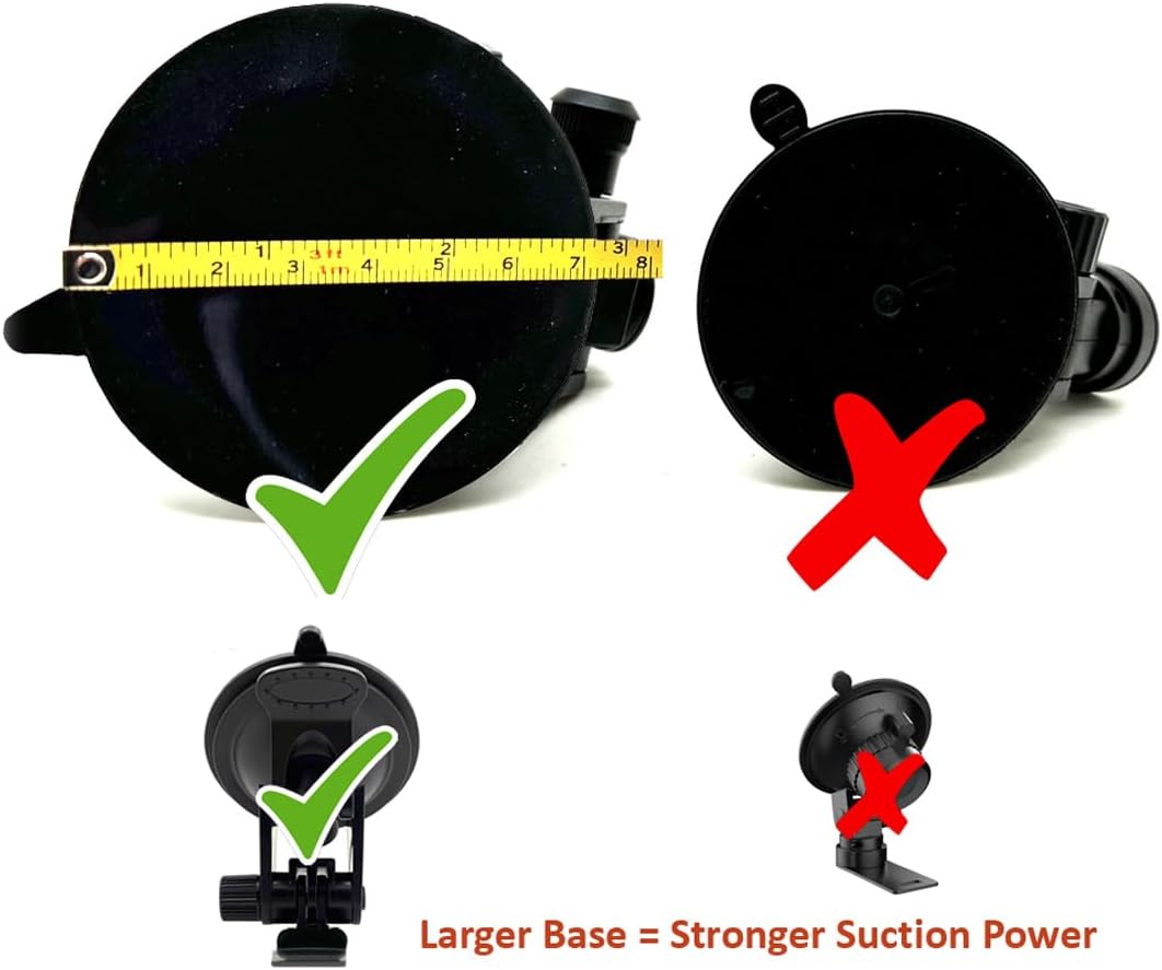 ChargerCity Car Truck Windshield Super Suction Cup Mount for Radenso XP and SP Radar Detector