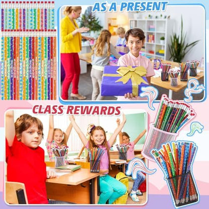 Gersoniel 120 Pcs Scented Pencils Bulk for Kids, Inspirational