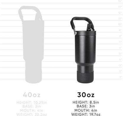 Simple Modern Trek Pivot | 30oz Flip Straw Tumbler with Handle | Water Bottle & Boot | Interchangeable Straw & Chug Lids | Insulated Stainless Steel Jug | Gym Sports Outdoors | Berry Twist