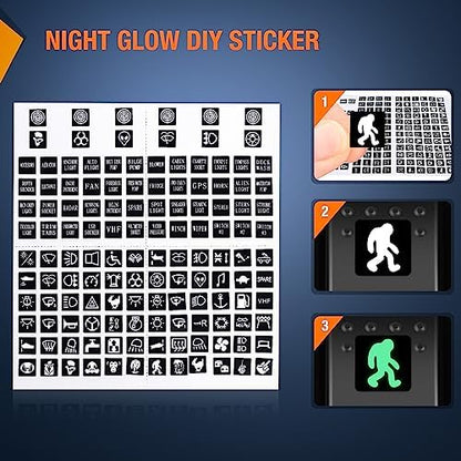 Nilight 3 Gang Rocker Switch Panel with 4.8 Amp Dual USB Charger Voltmeter Waterproof 12V 24V DC Night Glow Stickers for Cars Trucks Boats RVs