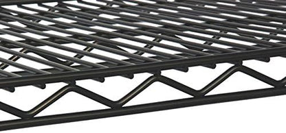 Omega 14" Deep x 54" Wide x 96" High 3 Tier Black Starter Shelving Unit