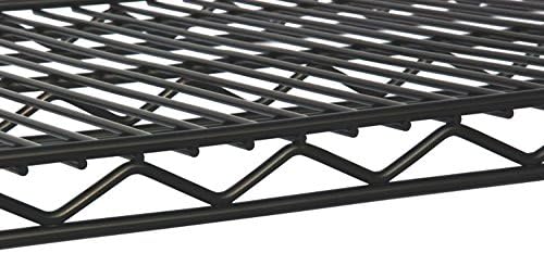 Omega 12" Deep x 72" Wide x 80" High 3 Tier Black Starter Shelving Unit