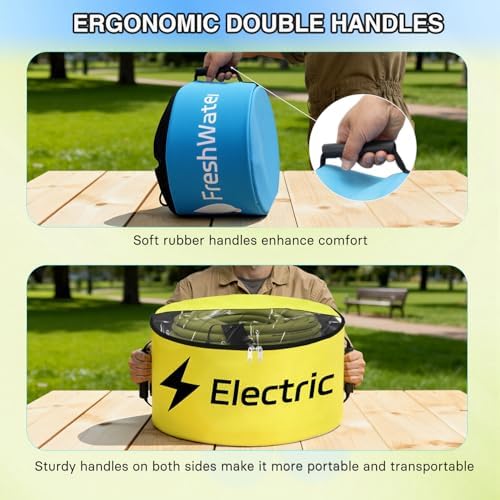 Nilight 4 Pack RV Hose Storage Bag Waterproof with Visible Cover