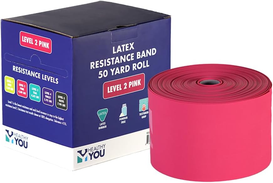 Healthy You® Latex Resistance Exercise Band 50 Yard