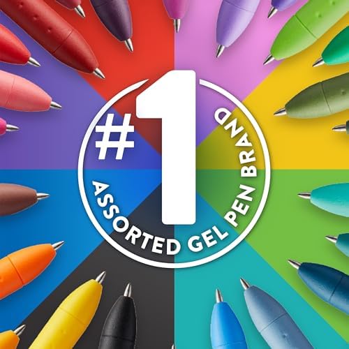 Paper Mate InkJoy Gel Pens, Medium Point (0.7mm), Assorted Colors, 60 Count - Back to School Supplies, Teacher Essentials, Journaling, Writing, Note-Taking, Pack of 3