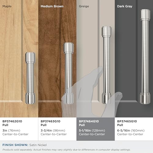 Amerock 5-1/16" Faircrest Satin Nickel Drawer Pull