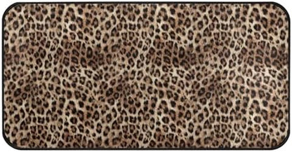 Sexy Leopard Print Kitchen Rug Floor Comfort Mats Bath Rugs Entryway Welcome Non Slip Area Rug for Bedroom Living Room Doormats Home Decor 39" X 20"