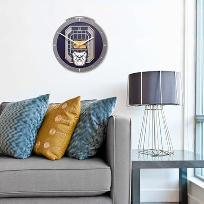 YouTheFan NCAA Butler Bulldogs StadiumView 3D Wall Clock