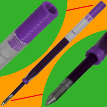 Replacement for Cross Slim 8910, Gel Roller Refill, 2Black+2Blue+Red+Purple