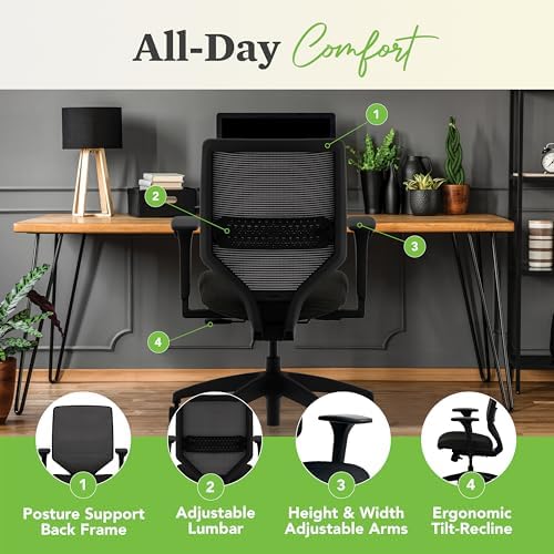 HON Solve Ergonomic Office Chair, Lumbar Support, Desk Chair, Peacock