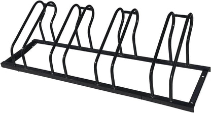 Sandbaggy Commercial Low Profile Bike Rack - Outdoor, Surface Mount, Steel - 4 Bike (4 Capacity (Low-Profile), 10)