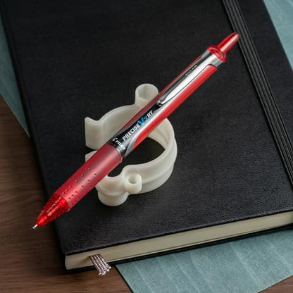 PILOT Precise V7 RT Liquid Ink Rollerball Pens, Red Ink Pens, 12-Pack