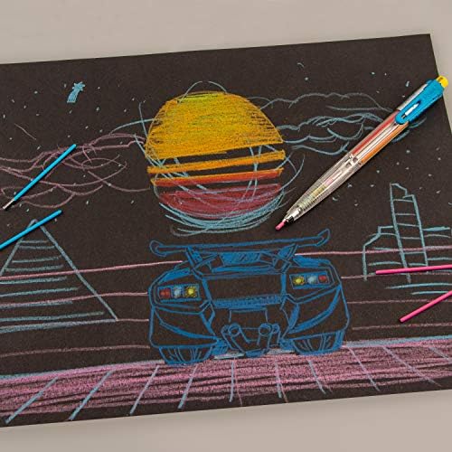 Pentel Arts 8 Colour Pencil Lead Refill, Pink, 24 Pieces of Lead (CH2-P)