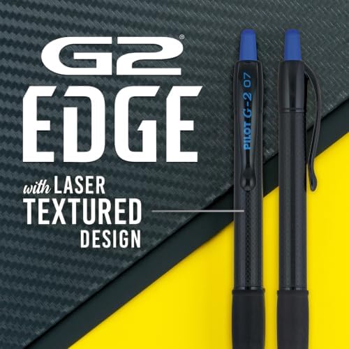 PILOT G2 Edge Black, Blue and Red, 8ct box, Fine Point 0.7 mm